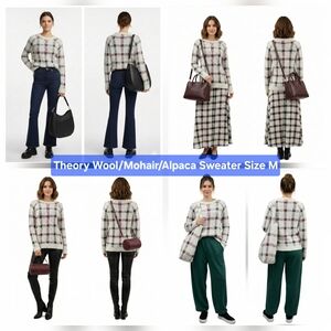 Theory Wool/Mohair/Alpaca Sweater Size M